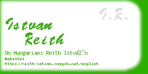 istvan reith business card